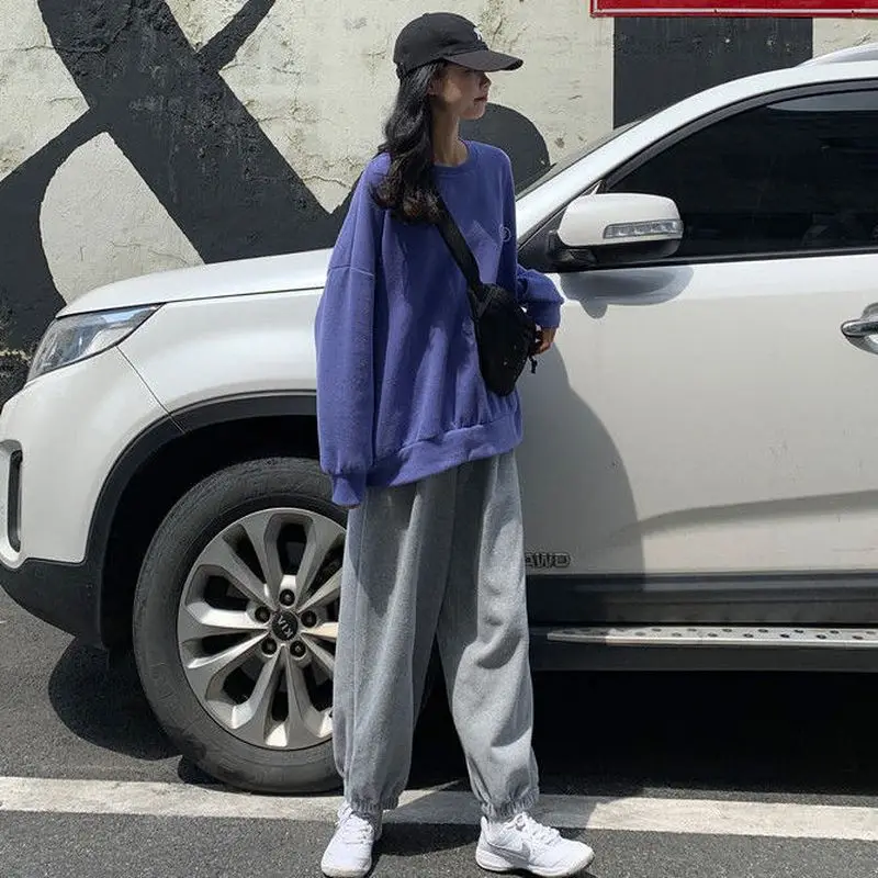 

Spring Autumn New Sweatdhirt Suit Men Women Casual Sportswear Two-piece Long-sleeved Fashion 2022 New Unisex Casual Streetwear