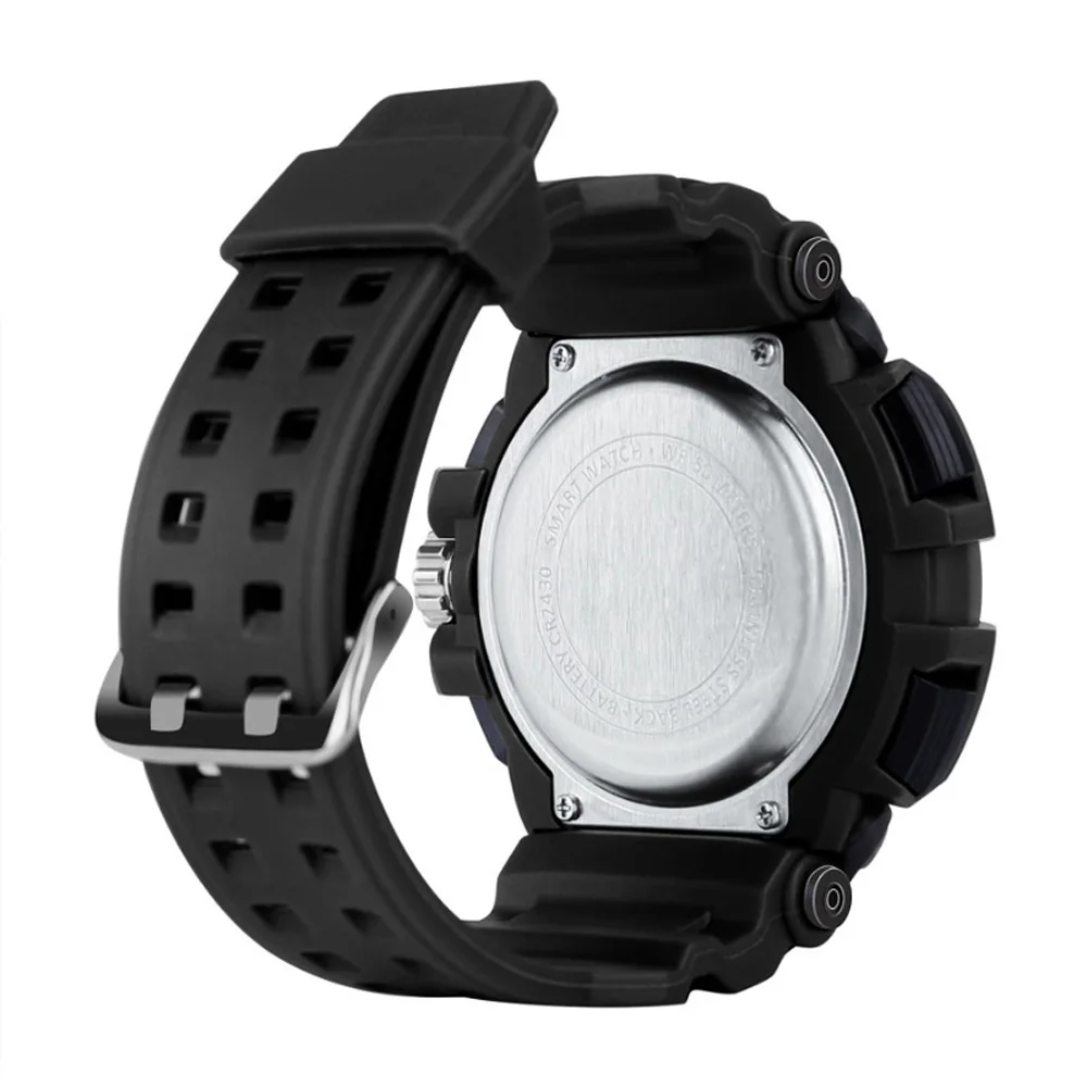 Многофункциональный фитнес-трекер 50 м Водонепроницаемый Bluetooth Smartwatch спортивный шагомер для смартфонов Android IOS SI-BW03 FSTN lcd
