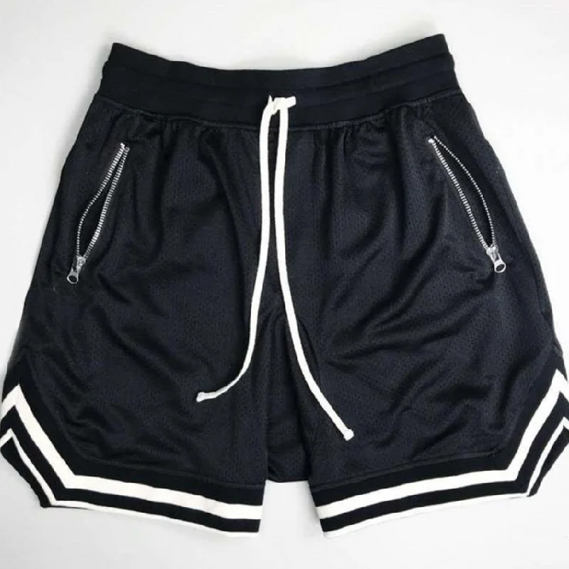 

Brand Shorts Mens Bodybuilding Fast Dry Boardshorts Joggers Knee Length Sweatpants Summer Male Gyms Fitness Workout Beach Short