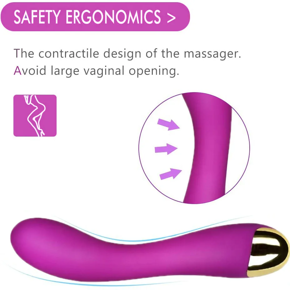 Классический G-Spot вибратор Usb зарядка Стимулятор клитора изогнутый