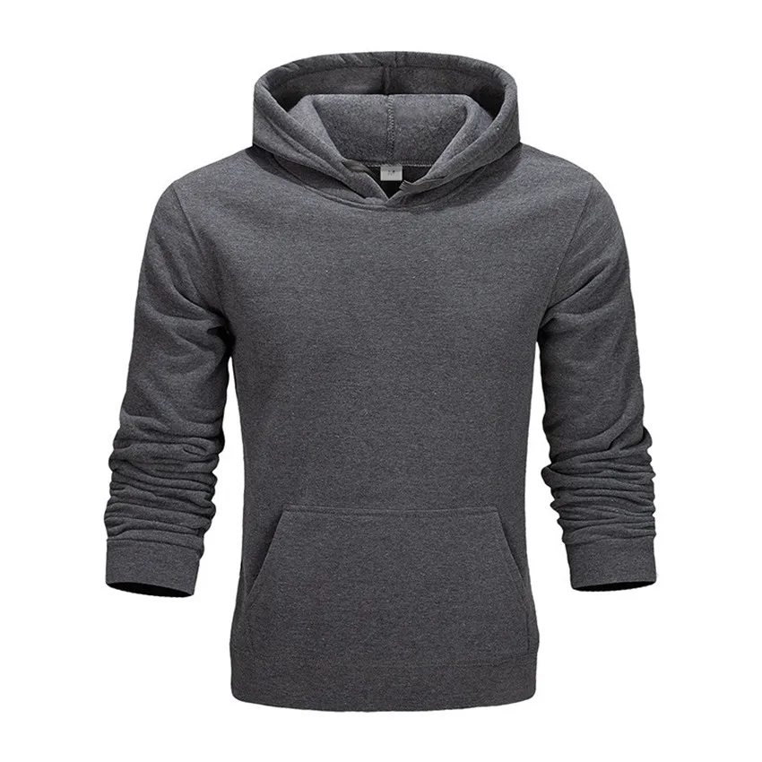 Мужские толстовки с капюшоном повседневные однотонные Кофты для весны и осени