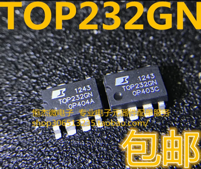 

Mxy TOP232 TOP232G TOP232GN SOP7 Family Design Flexible, EcoSmart , Integrated Off-line 10PCS/LOT