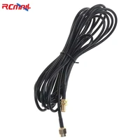 rg174 sma male to female adapter plug connector pigtail coaxial jumper extension cable black 3 meters5 meters10 meters