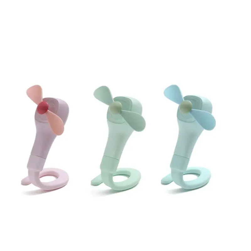 Гибкий USB вентилятор на аккумуляторах для детской коляски кемпинга открытом