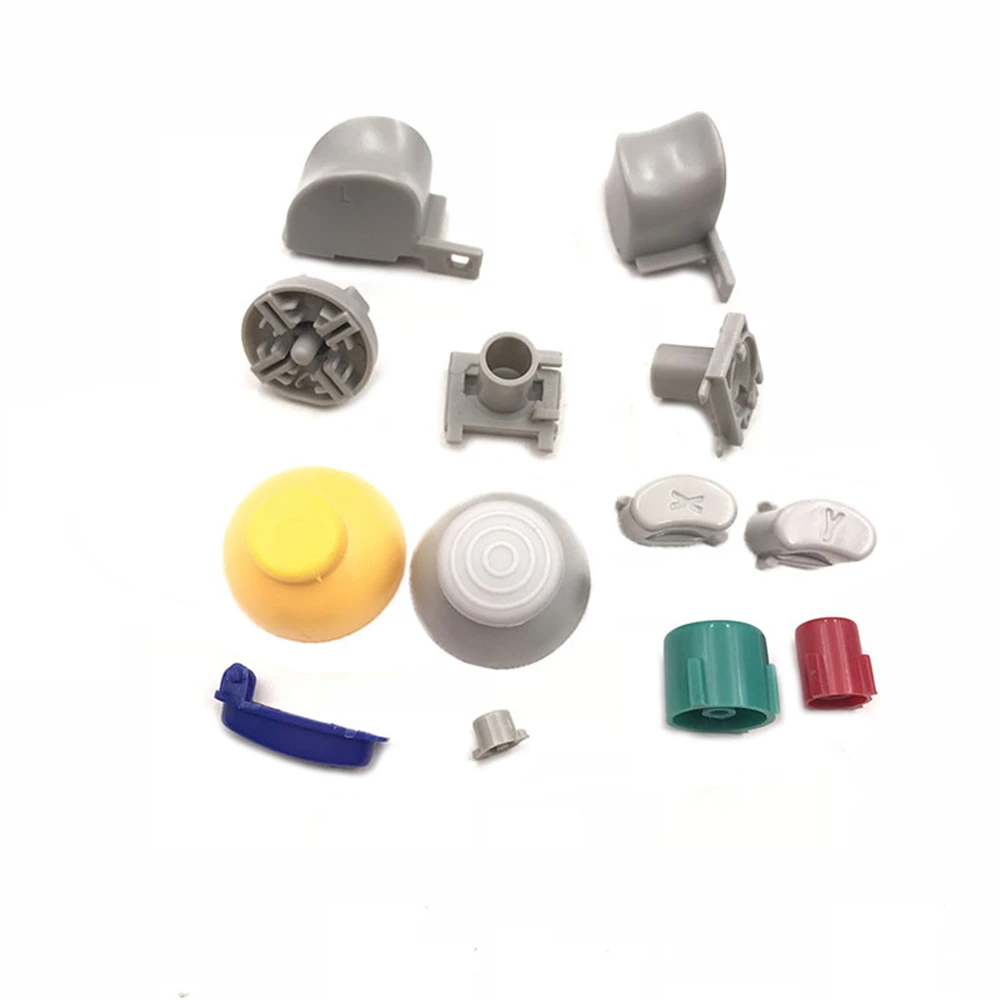 Controller Buttons Replacement Kit for NGC GameCube Repair Parts Thumbstick Caps ABXY Mod | Электроника