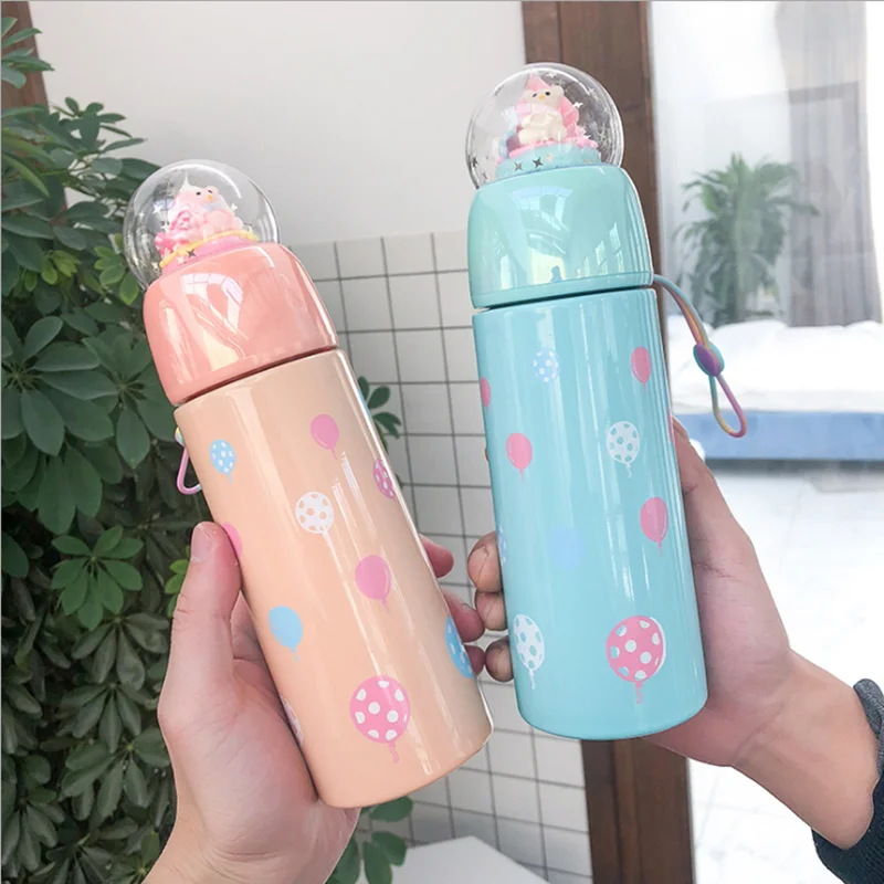 

Cartoon Bear 304 Stainless Steel Cute Thermos Water Bottle Portable Vacuum Flask For Children Coffee Mug Insulated Cup