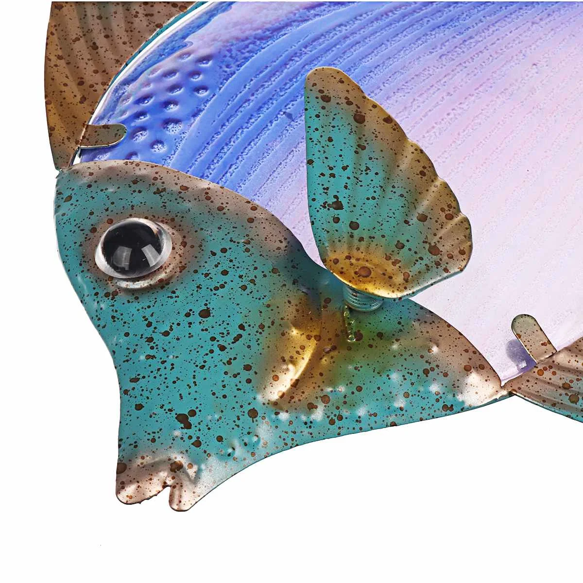 

Home Decor Fish Wall Artwork for Garden Sculpture Decoration Animales jardin Statues and Jardineria Fairy