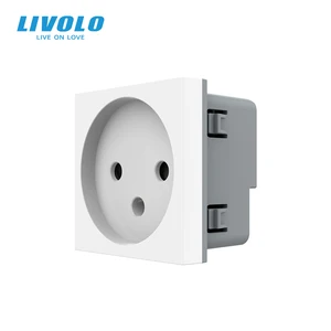 Запчасти Livolo для самостоятельной сборки, стандартные розетки из Израиля, ток 16 А, конструкция с блокировкой безопасности, противоударные, без металла;