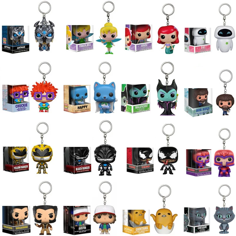 Карманный Брелок Funko малефисент Алиса Чеширский кот Русалка Ариэль волшебник ЕВА