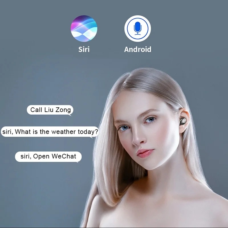8D стерео сенсорное управление 5 0 TWS Bluetooth наушники беспроводные для 2000 mAh Auriculares