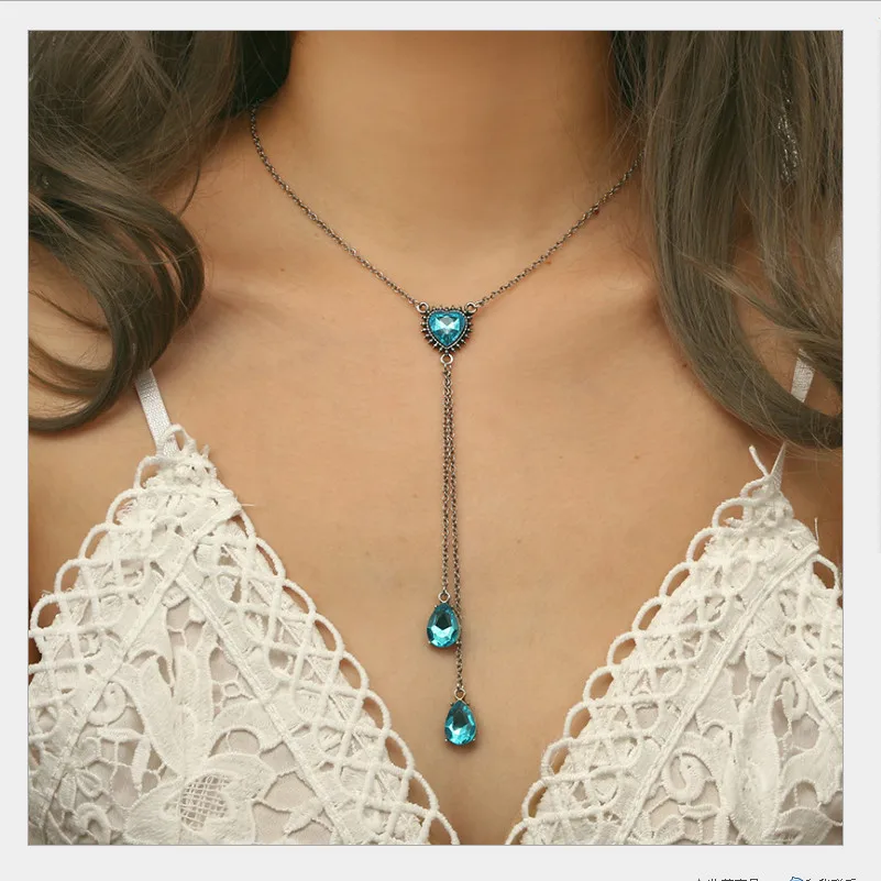 1230 индивидуальный темперамент с кисточкой-сердцем женский воротник ожерелье