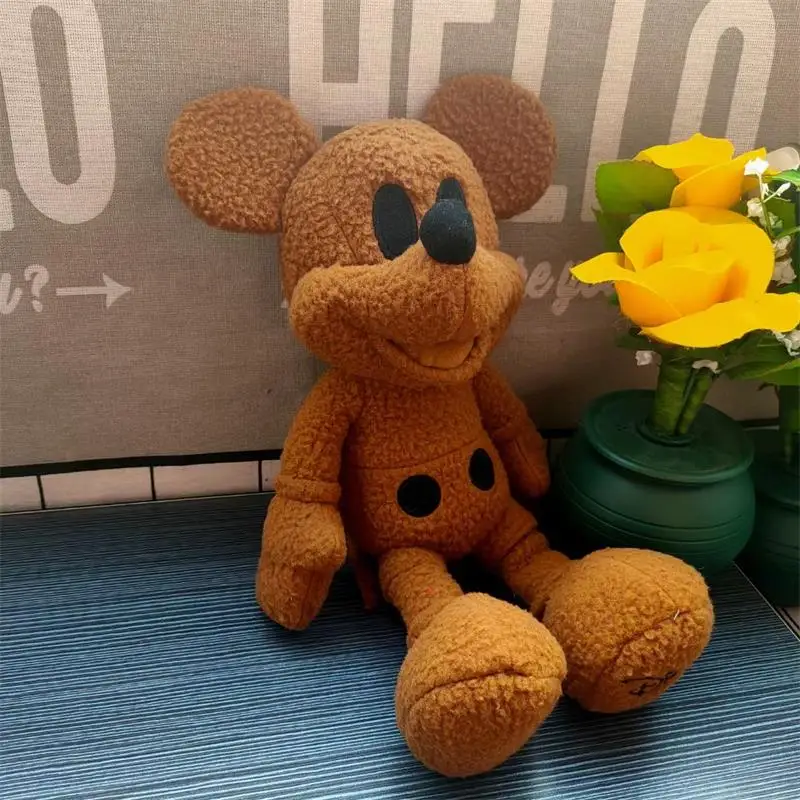

Оригинальная экспортная кукла микки из овечьей шерсти в стиле ретро Disney плюшевые игрушки хобби мягкие животные Фильмы ТВ подарок для детей