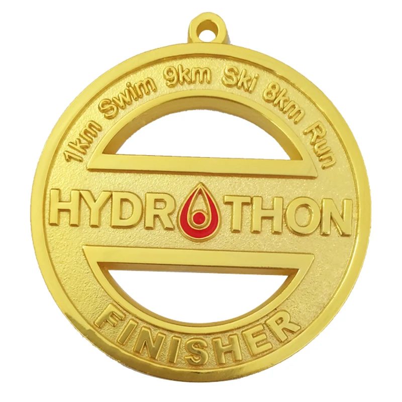 

New design hollow gold medal Best selling gymnastics medals