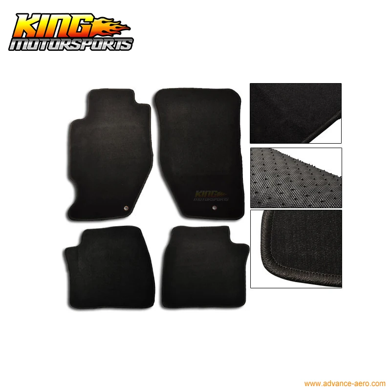 Подходит для 99 03 Acura TL 4Dr коврики ковров Передняя и задняя нейлоновая черная 4 шт.
