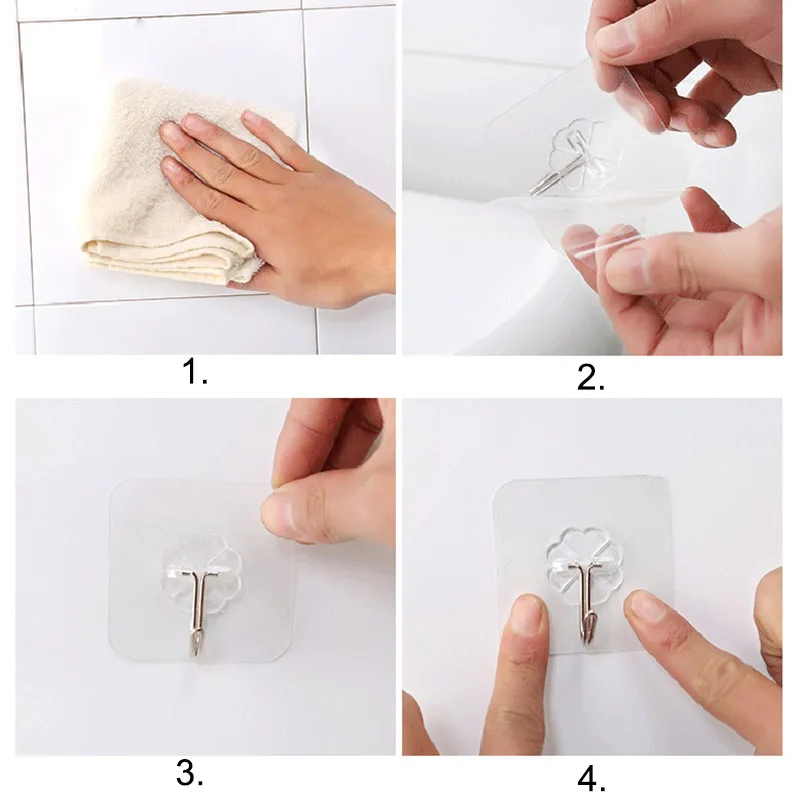 

Крючок-вешалка на присоске, 5 шт.