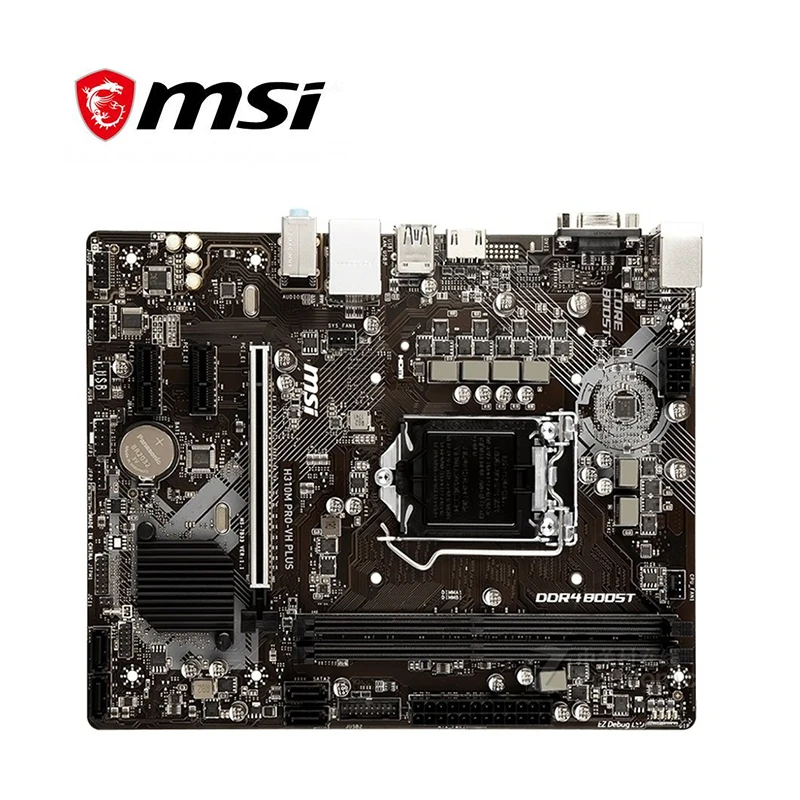 Для материнской платы MSI H310M PRO VL PLUS Socket LGA 1151 DDR4 для Intel оригинальная материнская