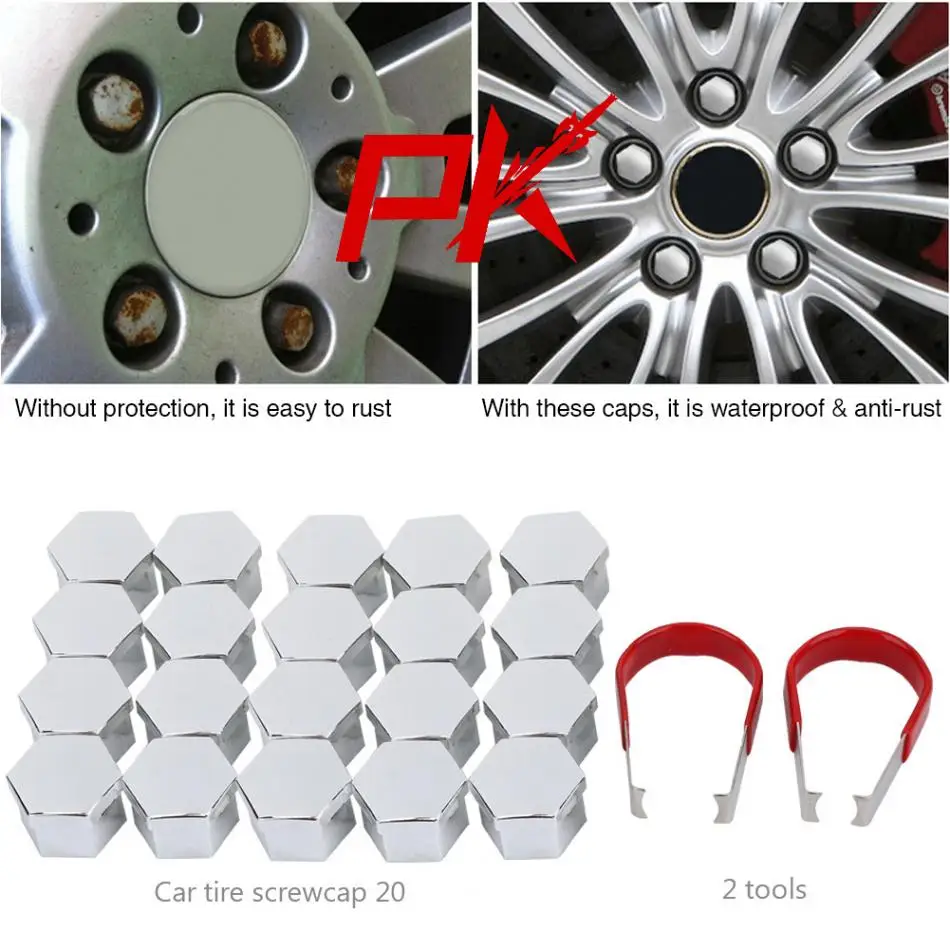 20 шт. колпачки для защиты шин от колес|decorative decorative|decorative capsdecorative screw caps |