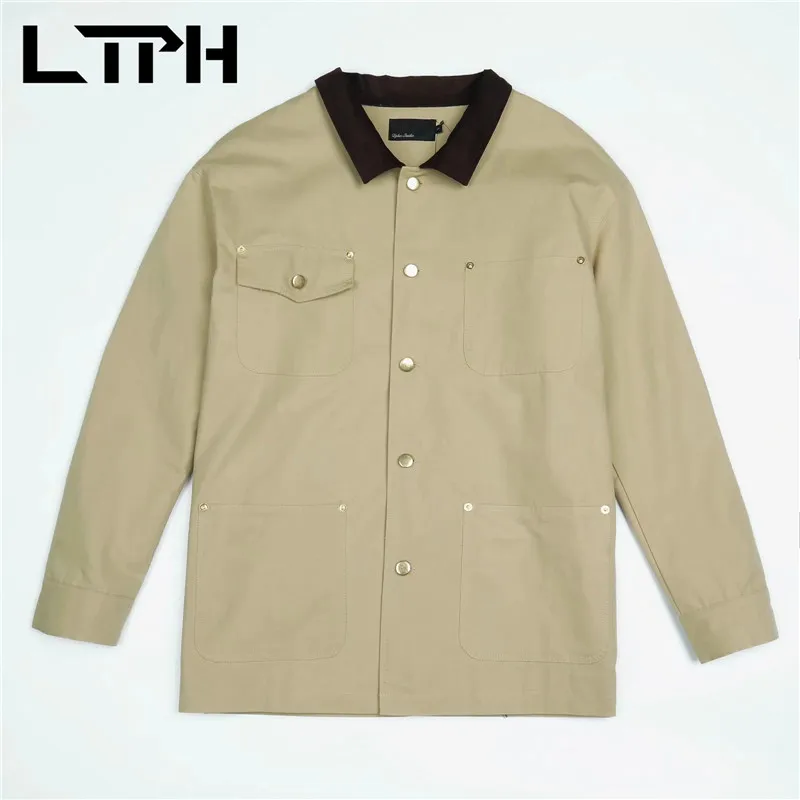 LTPH винтажные повседневные рабочие стильные женские пальто свободные