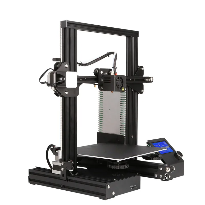 Заказная версия Ender-3X/3Xs Pro V-slot I3 3d принтер с магнитной наклейкой/стеклянной платформой/супер-Бесшумная материнская плата