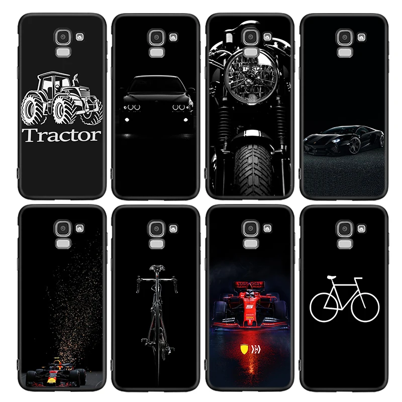 Motorcycle Cars Man For Samsung Galaxy J8 J7 Duo J6 J5 Prime J4 Plus J3 J2 Core 2018 2017 2016 Phone Case Cover