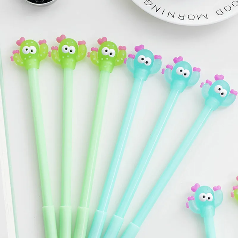 Креативная имитация гелевая ручка с кактусами милые Мультяшные Обучающие