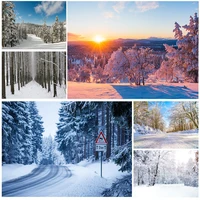 winter natural scenery photography background forest snow landscape travel photo backdrops studio props 21101 xjs 01