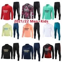 men children 2021 2022 new football sportswear tracksuit 2 piece set soccer jersey wholesale price free shipping