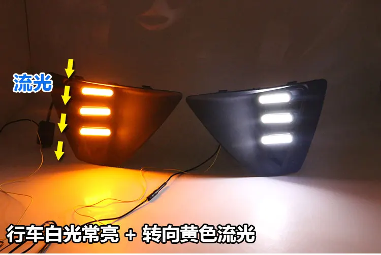 Чехол для светодиодной противотуманной фары с желтым указателем поворота Ford Focus 3