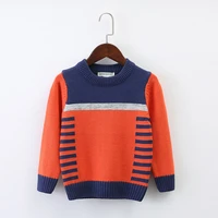 vintage kids sweaters spring winter baby boys girls warm pullover knitted bottoming thicken childrens clothes top high quality