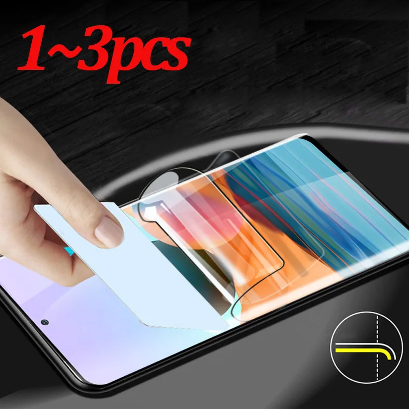 1~3шт. Гидрогелевая пленка для Redmi Note 10 9pro защитная экрана сяоми редми нот полное