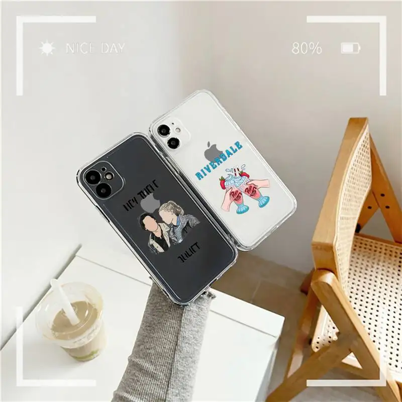 

Riverdale American TV show Phone Case Transparent soft For iphone 12 11 13 7 8 6 s plus x xs xr pro max mini