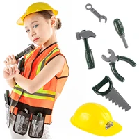childrens engineering costume kids construction worker cosplay costume professional experience clothing uniform set
