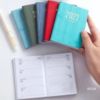 a7 365days time management schedule book 2022 portable pocket calendar agenda planner notebooks