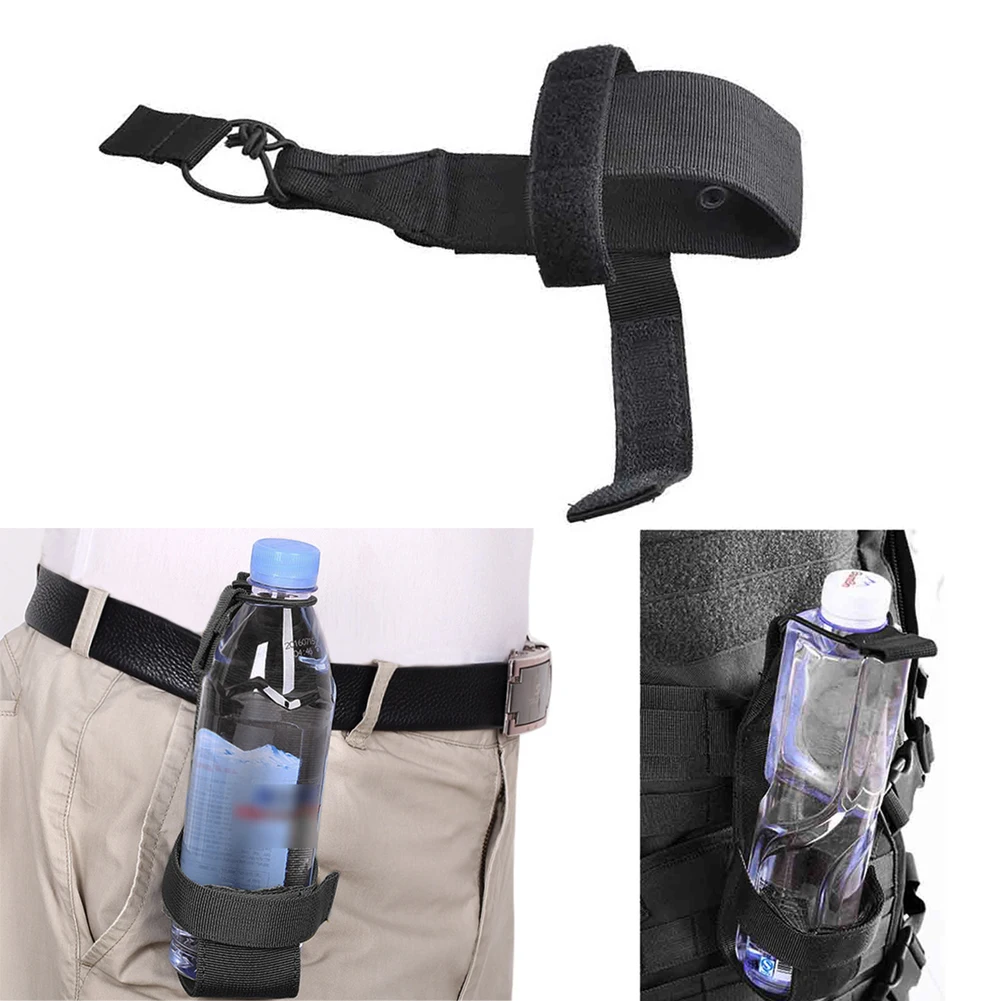 

Hot 1PC Water Bottle Holder Kettle Bag Cover Belt Outdoor Camping Training Adjustment Tactics Equipment
