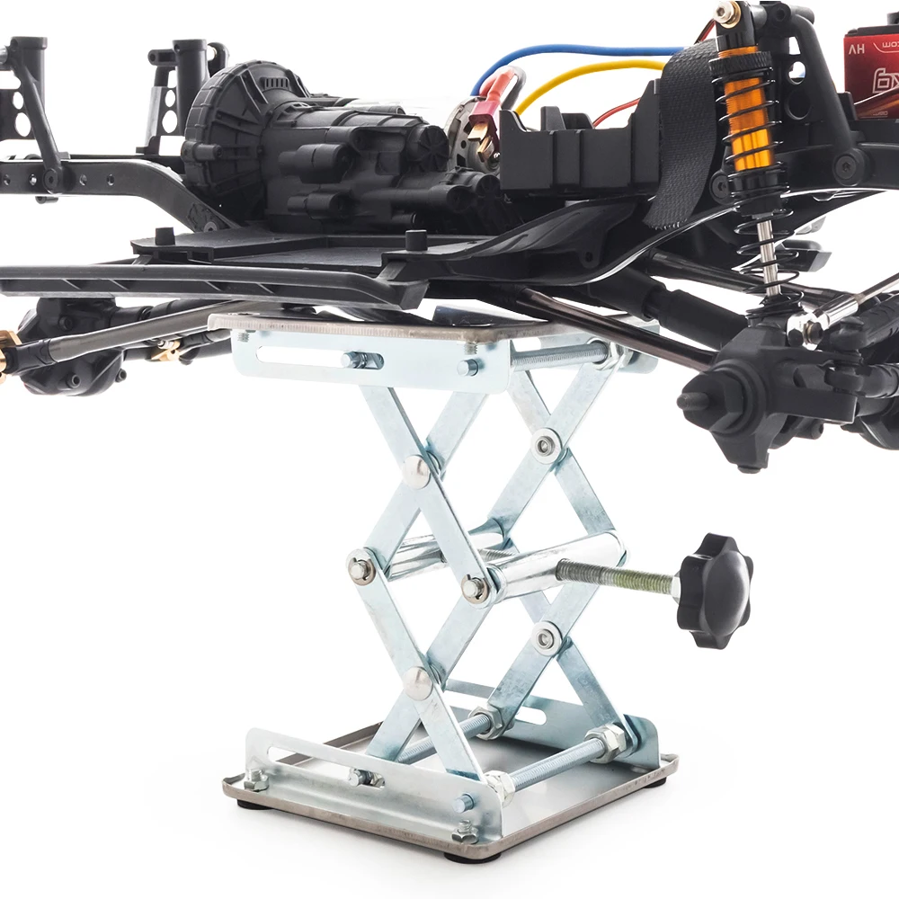 Регулируемая металлическая подставка для подъема деревянных изделий ручными инструментами для RC Crawler Car TRX4 TRX6 SCX10 Wraith RR10.