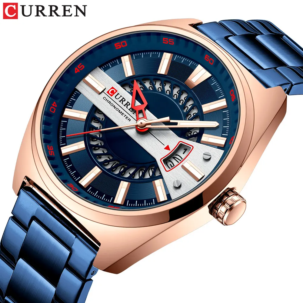 

2021 Creative Men Watches Top Brand Luxury Watch Sports Wristwatch Waterproof Stainless Steel Clock Fashion Casual Stye Relogio