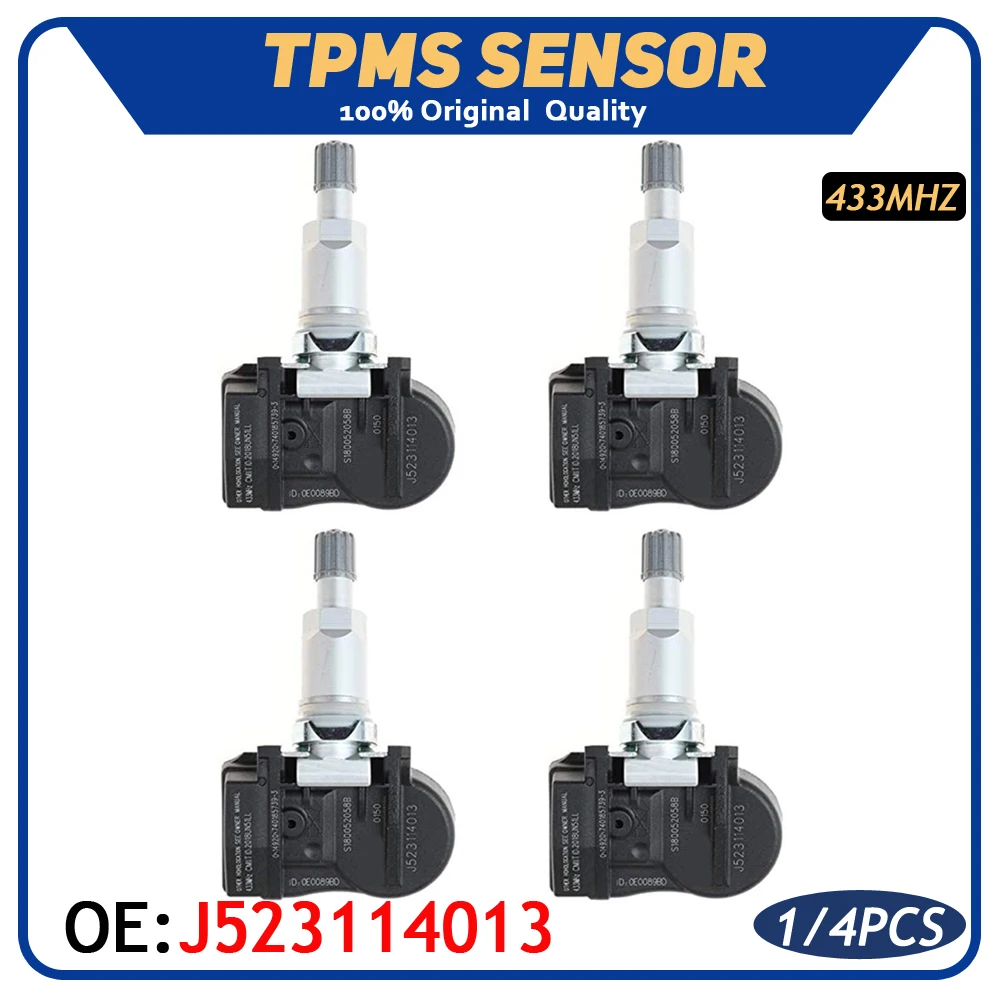 

Автомобильный датчик контроля давления в шинах TPMS J523114013, подходит для Chery Tiggo 3 3X Tiggo 2 Tiggo 5/7 для GEELY EC7/GS /GL GC9 433 МГц
