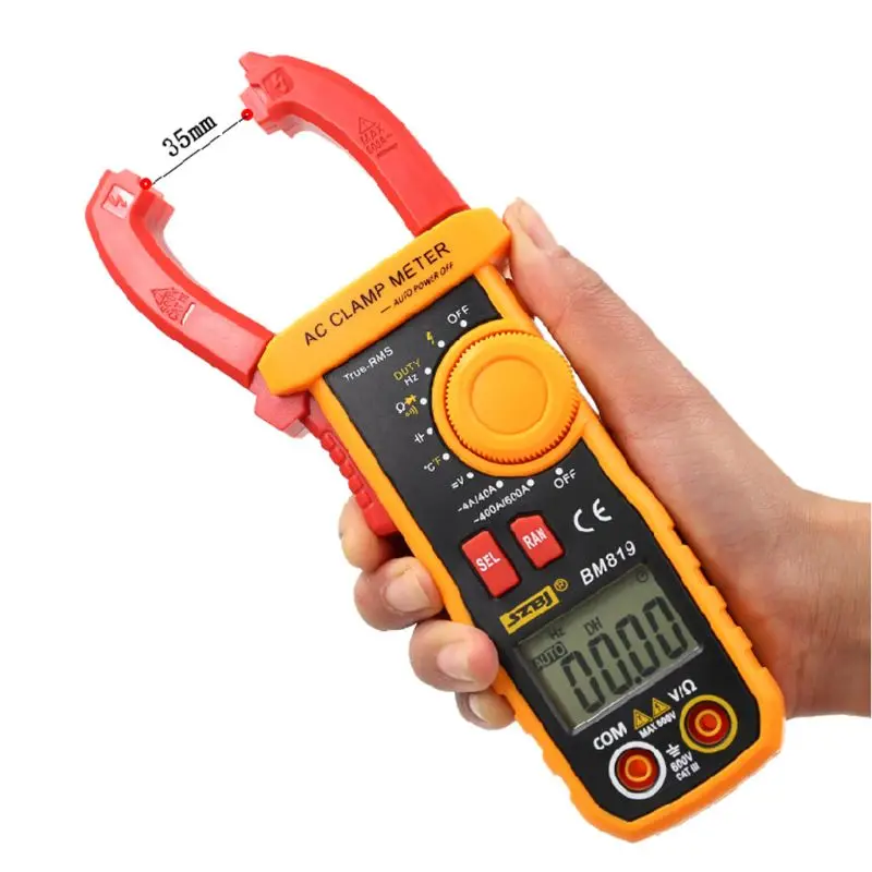 BM818/BM819 Цифровой мультиметр клещи Авто Диапазон измерительный