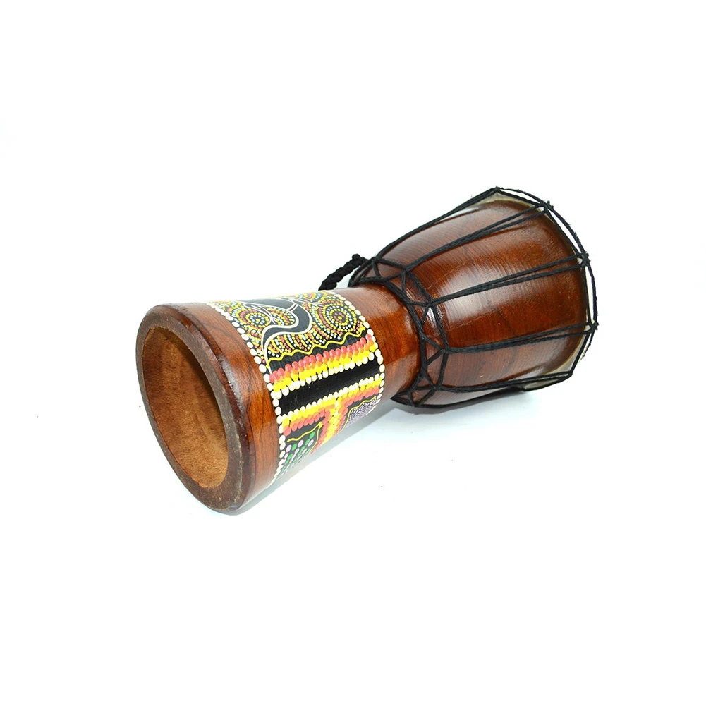 1 шт. 4/6 дюймов деревянный окрашенный Африканский ручной барабан ударная музыка