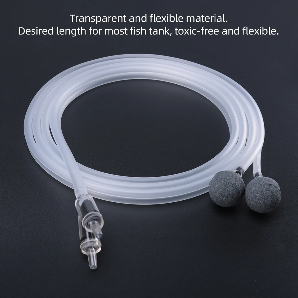 Aquarium Air Pump Accessories Set with Airline Tubing Stones Non-return Check Valves Fish Tank | Дом и сад