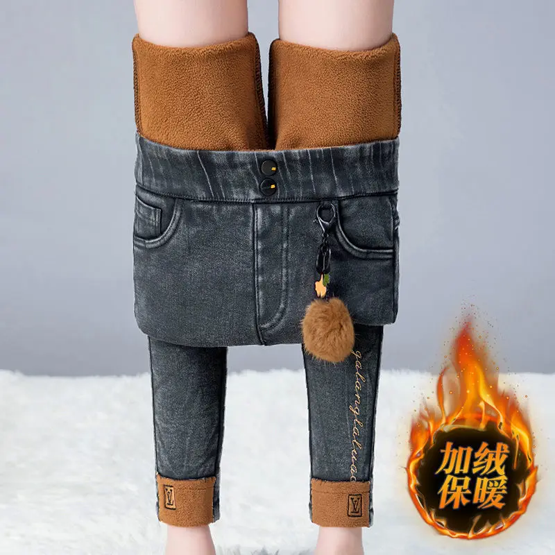 Женские джинсы брюки-карандаш облегающие эластичные хлопковые джинсовые брюки