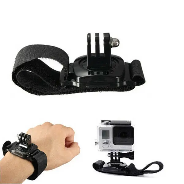 Go Pro Accessories Black 360 Degree Rotation Adjustable Mini Wrist Strap Mount | Электроника