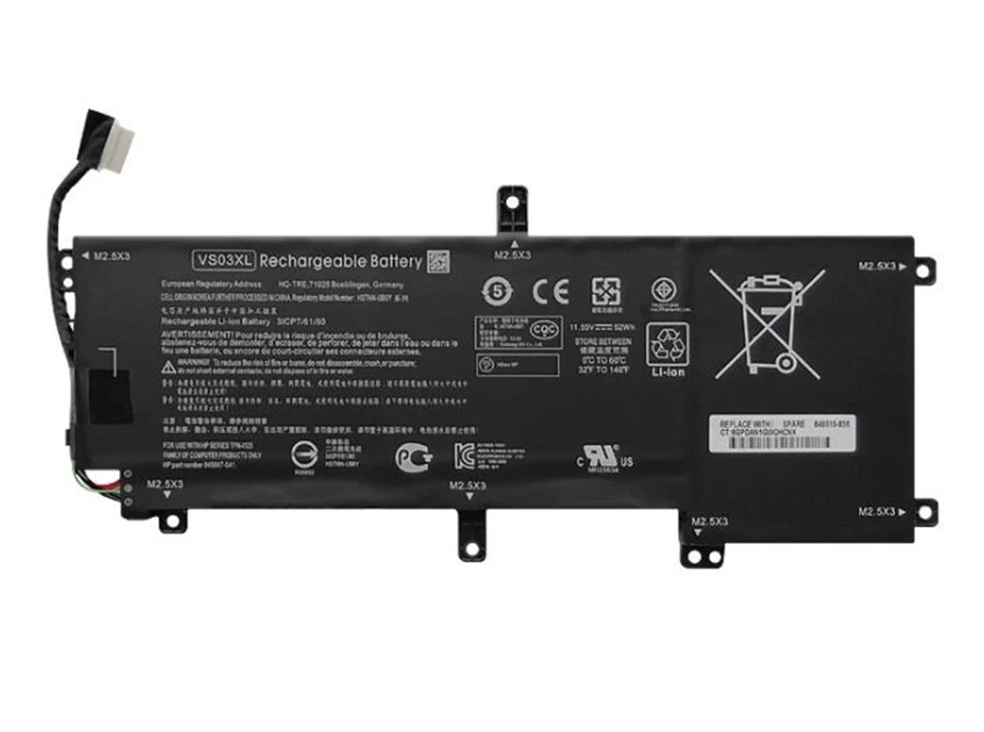 Новый Сменный аккумулятор VS03XL для HPEnvy 15-AS105NA Envy 15-AS105NC 15-AS105NF 15-AS105NG 15-AS199NP |