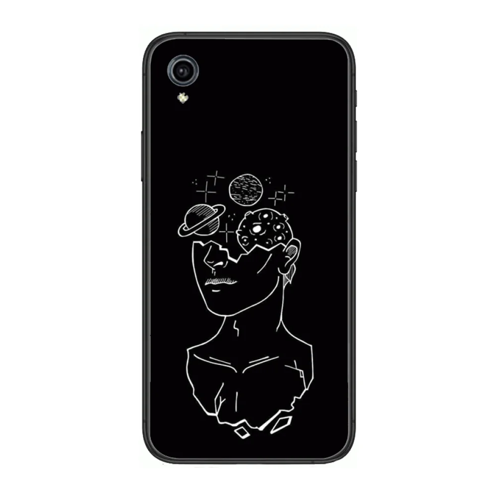 

literature and art Style Phone Cases cover For VIVO X50 30 Y97 91 93 85 83 81 79 73 V 17 15 9 S7 U3X black Covers