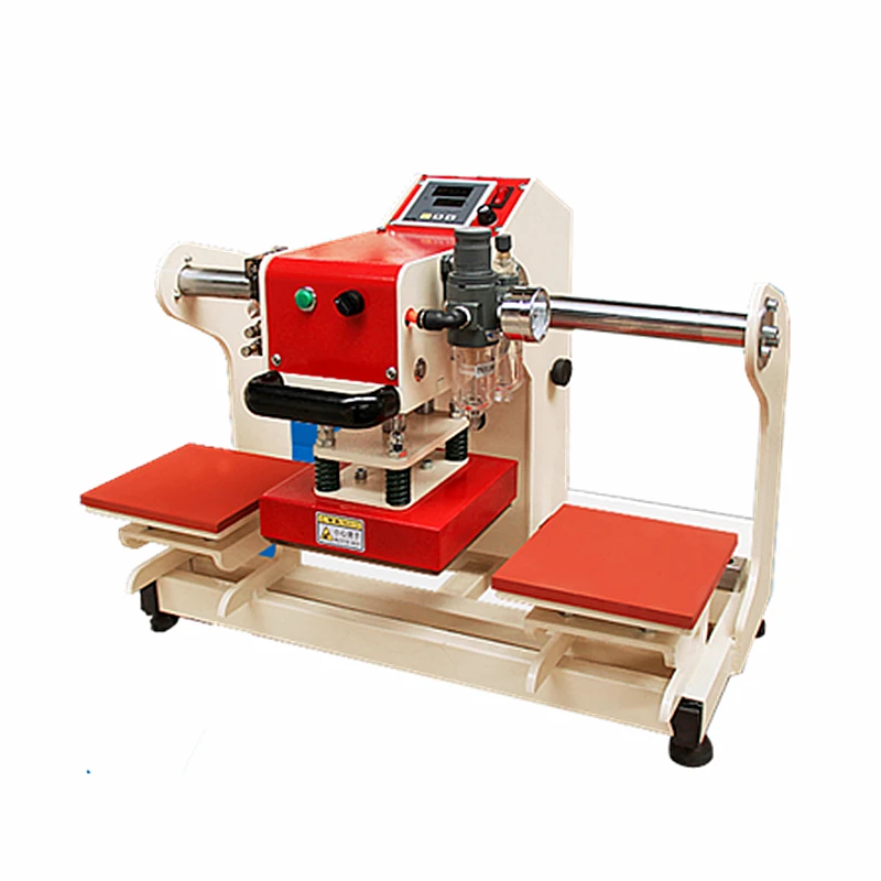 

Sublimation Label Heat Press Machine Double-Position Pneumatic automatic continuous work for DIY T Shirt Phone Case Pillow Cover