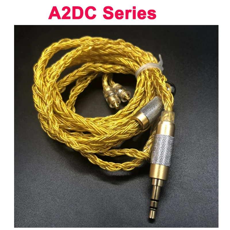 A2DC Series JC16 6N OFC 16 акций 480 ядер наушники Обновление кабель для se215 se535 0,78 мм IE80 MMCX IM A2DC ZSN QDC UE серии - Цвет: A2DC Series