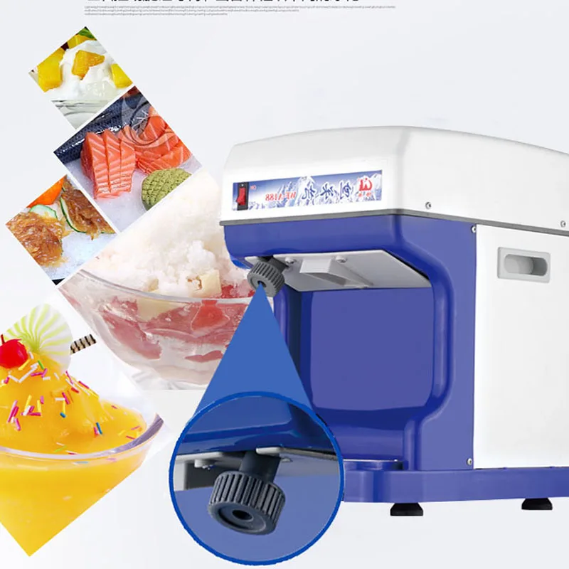 

Electric Ice Machine Snow Flake Maker Crusher Food Grade Stainless Steel for Lab Industries Home Commercial