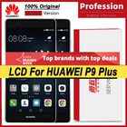 100% Оригинальный 5,5 ''ЖК-дисплей с рамкой для Huawei P9 Plus, сенсорный экран, дигитайзер в сборе, запчасти для ремонта