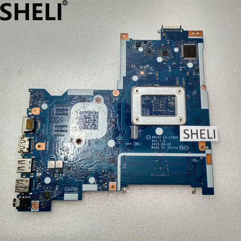 Материнская плата SHELI для ноутбука Hp 15-AF материнская с материнскими платами