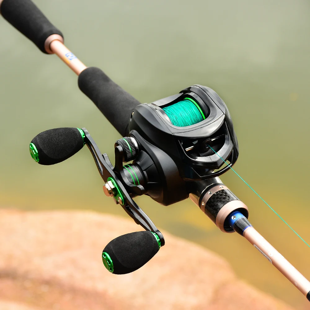 SHILIHUI Baitcasting Fishing Reel 7.2:1 High Speed Reels 10KG Max Drag Saltwater CNC Spool Fishing Accessories Fish Tackle Pesca